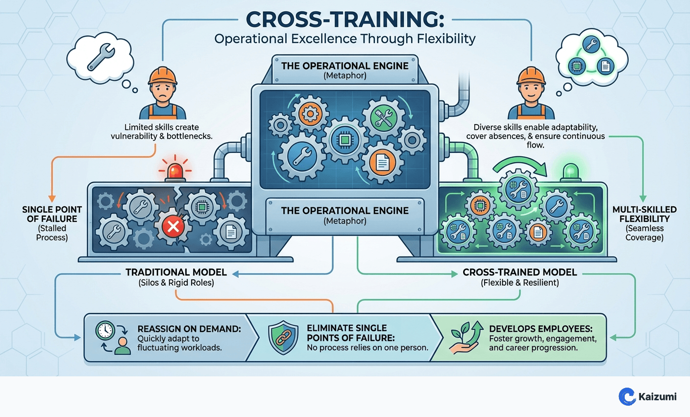 Illustration explaining Cross-Training
