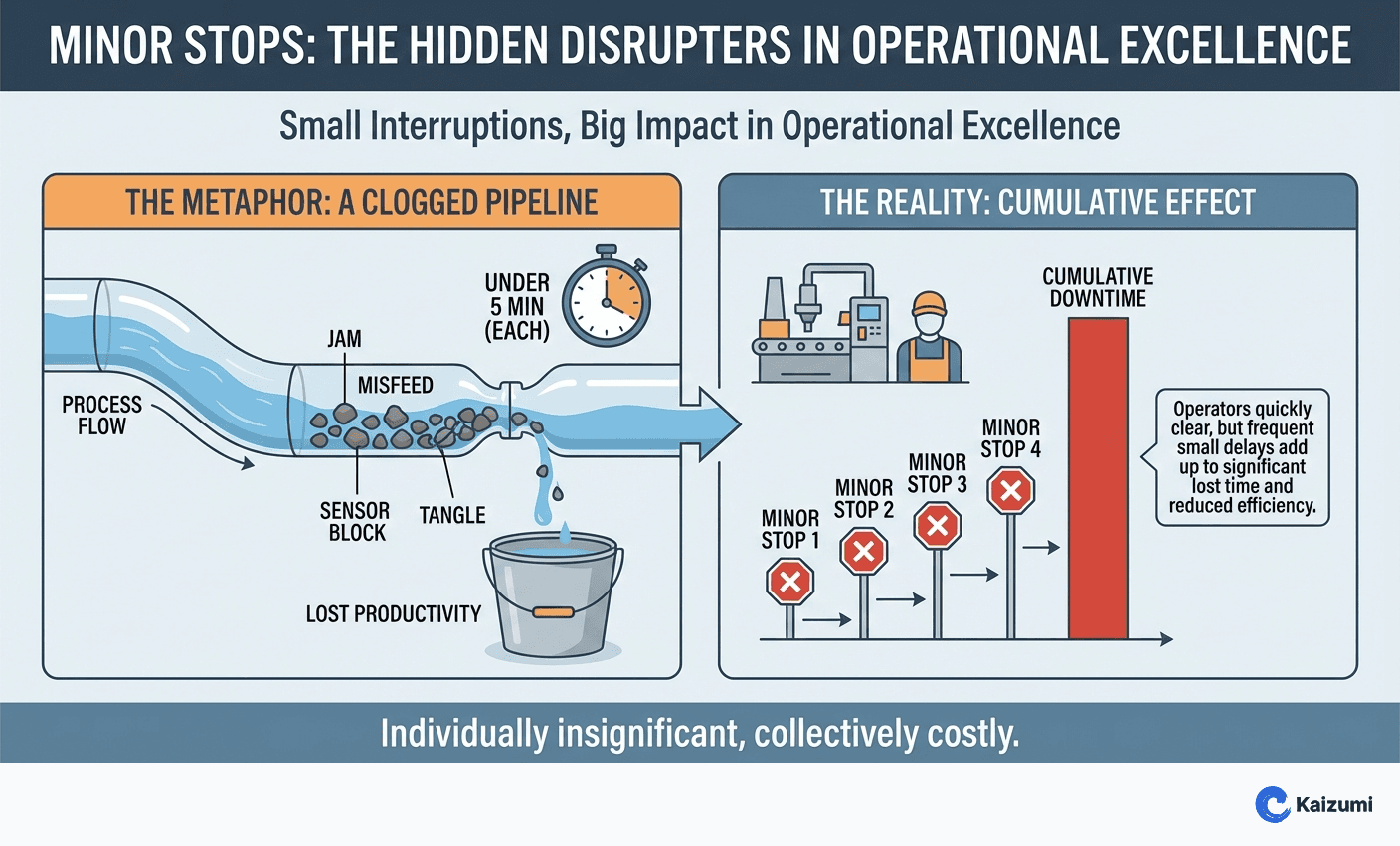Illustration explaining Minor Stops