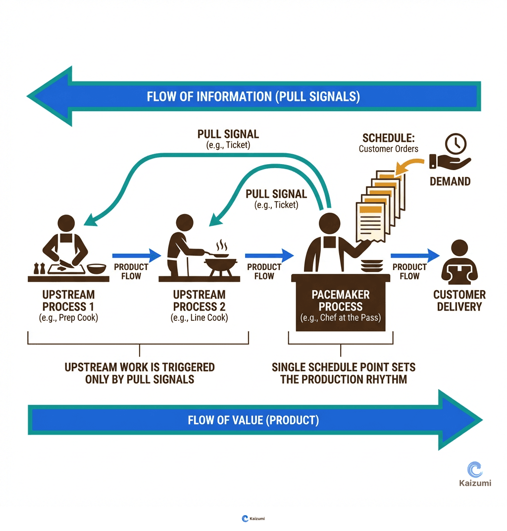Illustration explaining Pacemaker Process