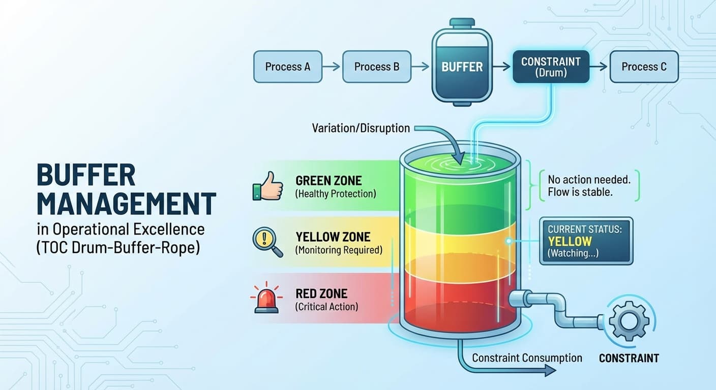 Illustration explaining Buffer Management