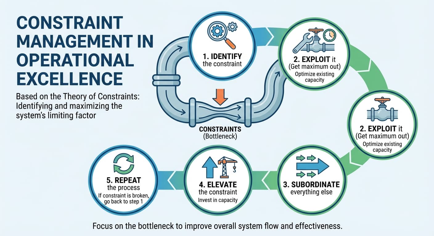 Illustration explaining Constraint Management
