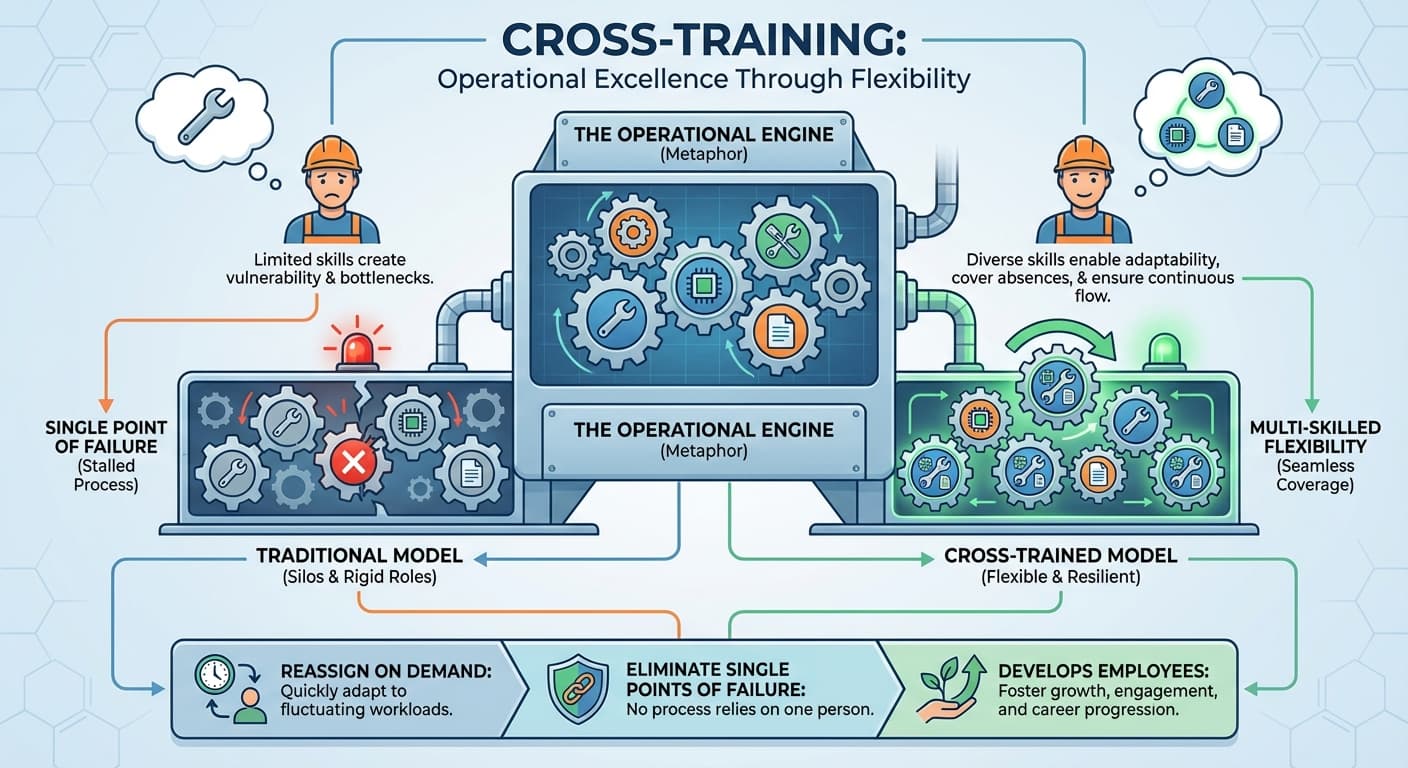 Illustration explaining Cross-Training