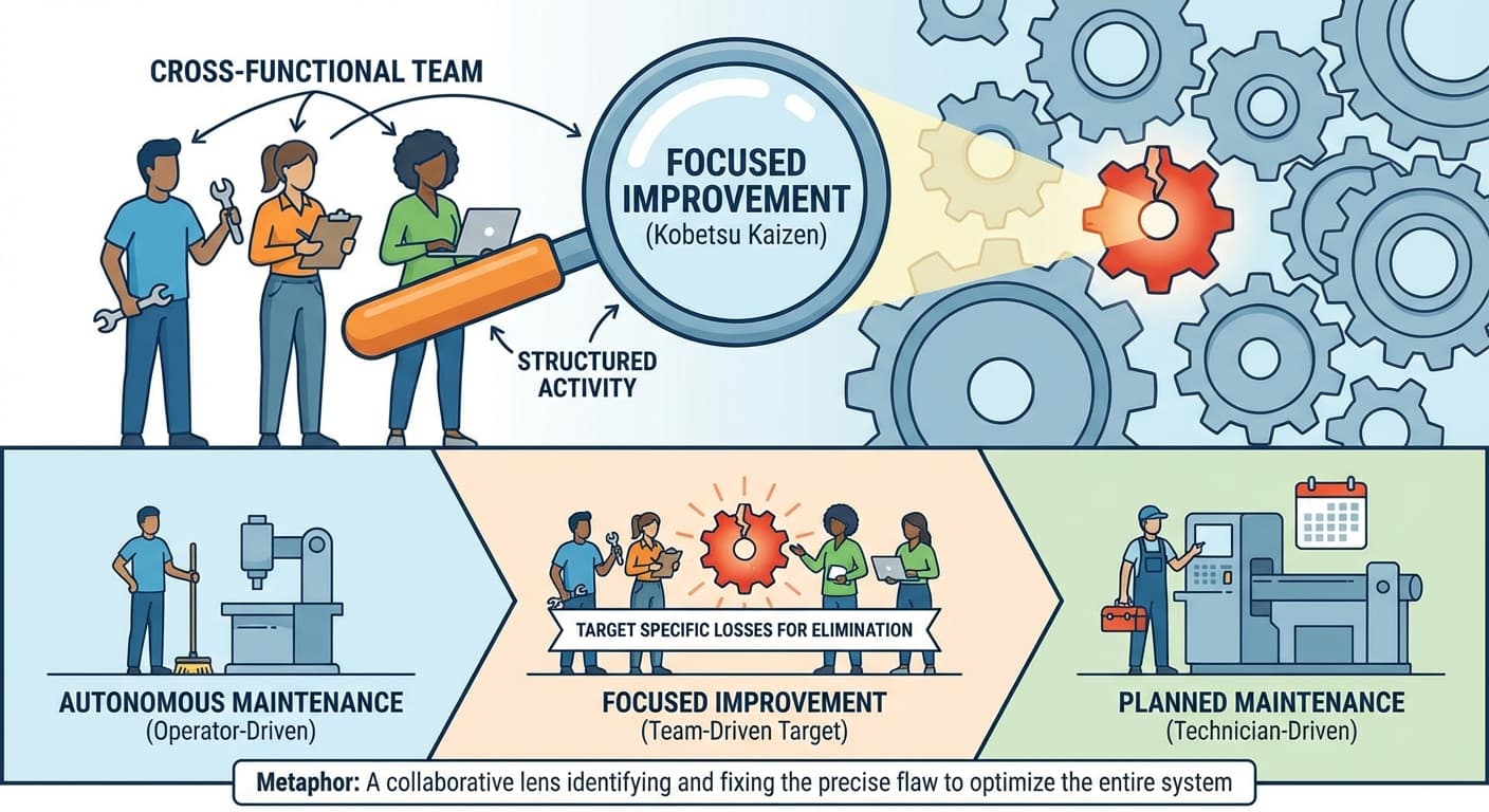 Illustration explaining Focused Improvement
