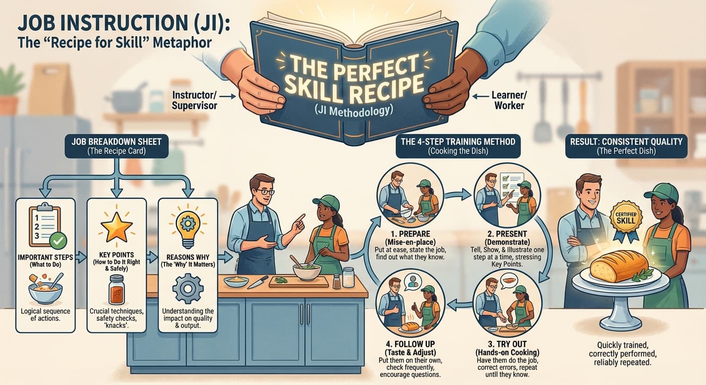 Illustration explaining Job Instruction