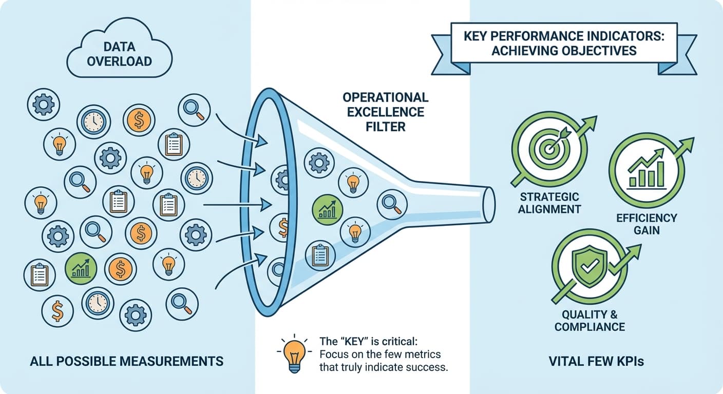 Illustration explaining KPI