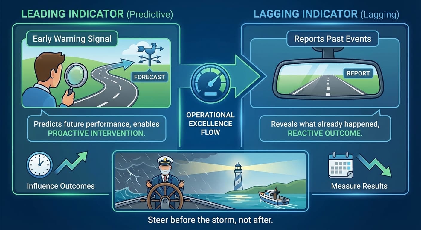 Illustration explaining Leading Indicator