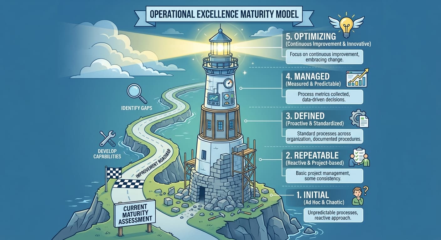 Illustration explaining Maturity Model