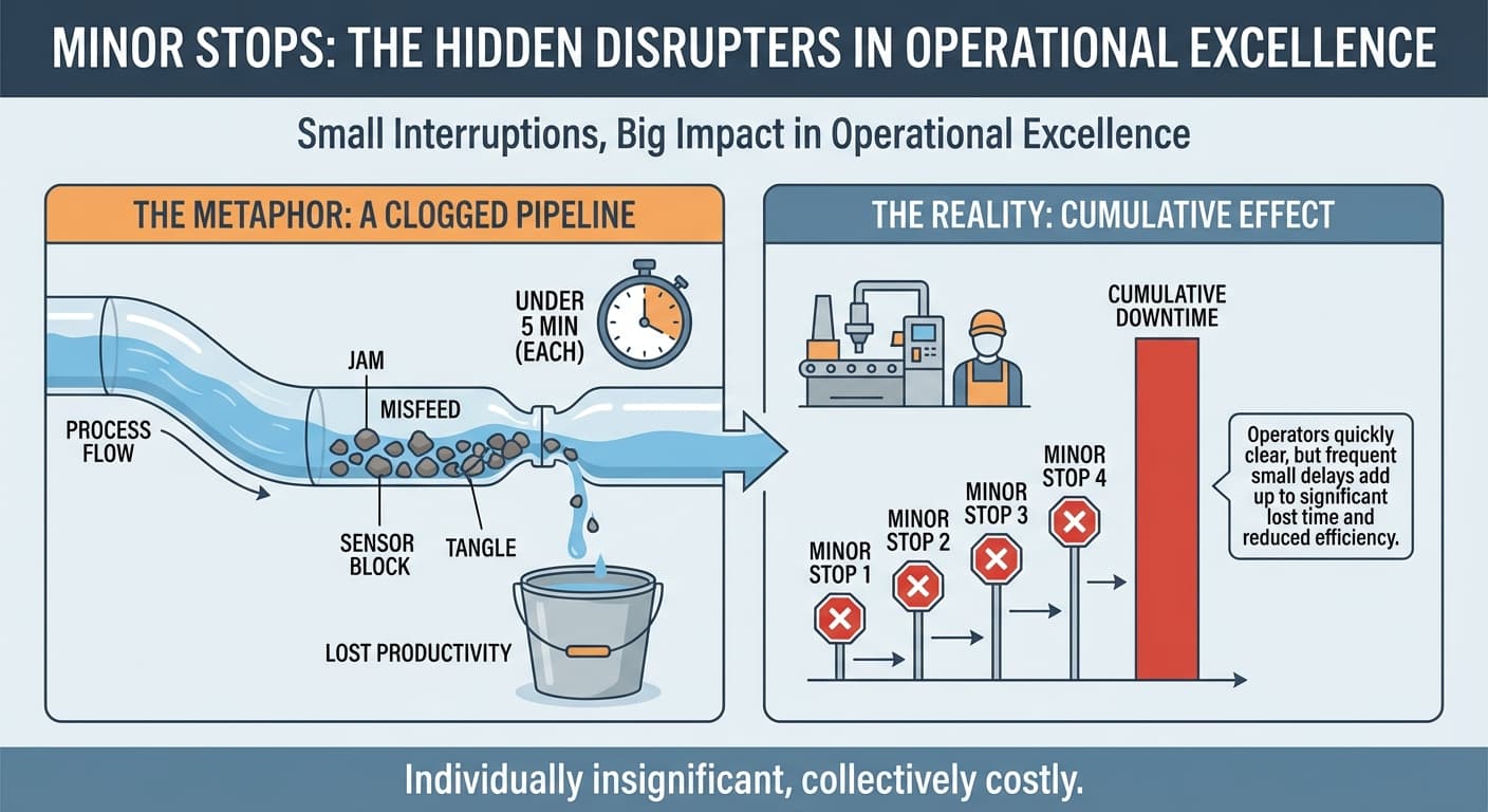 Illustration explaining Minor Stops