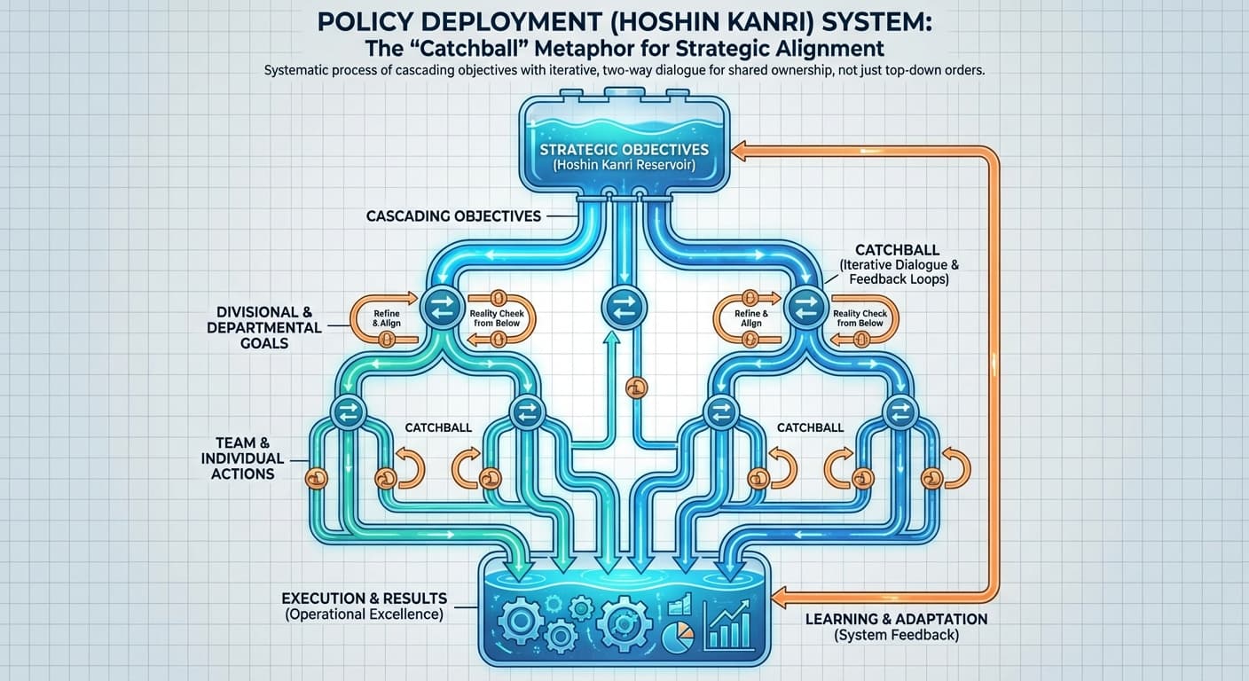 Illustration explaining Policy Deployment