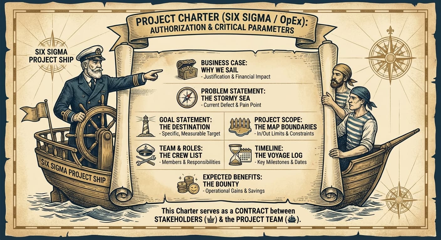 Illustration explaining Project Charter