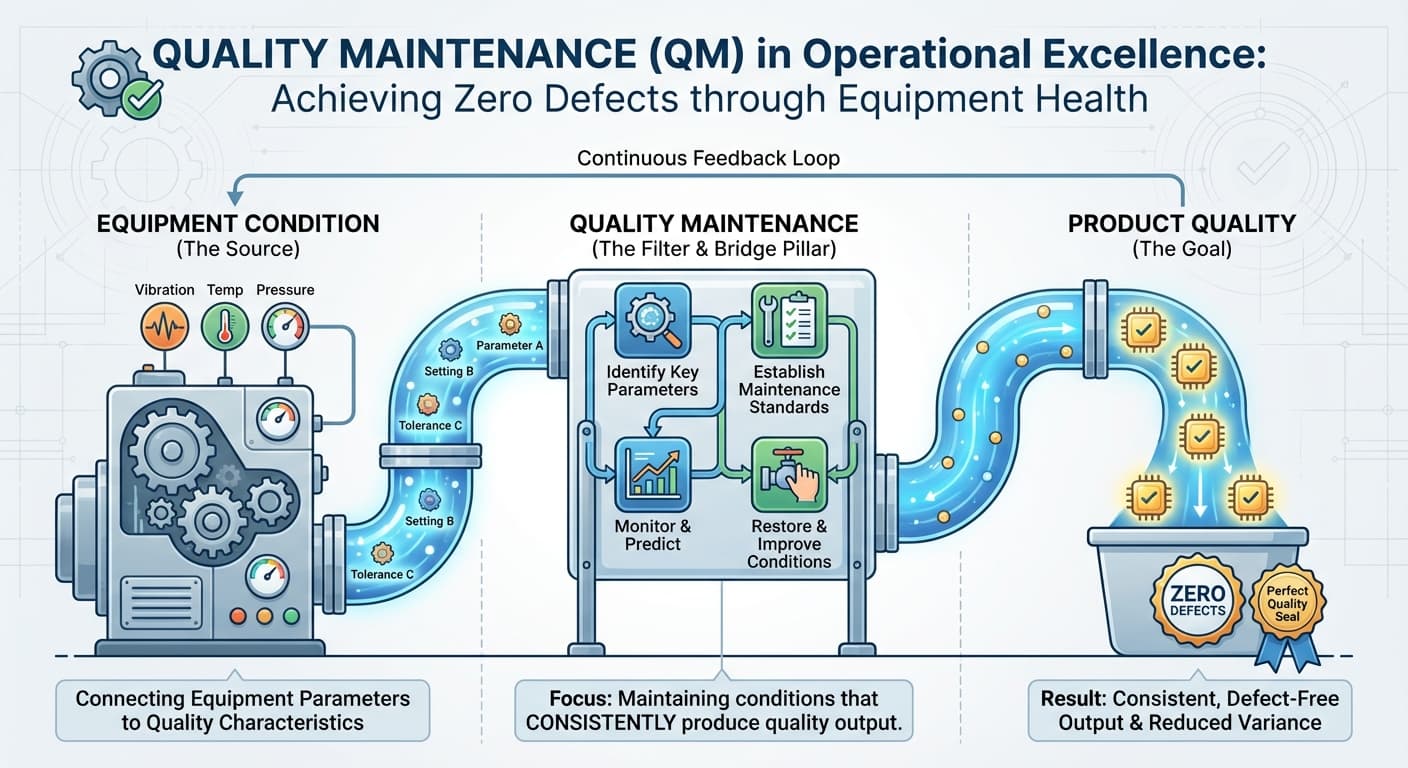 Illustration explaining Quality Maintenance