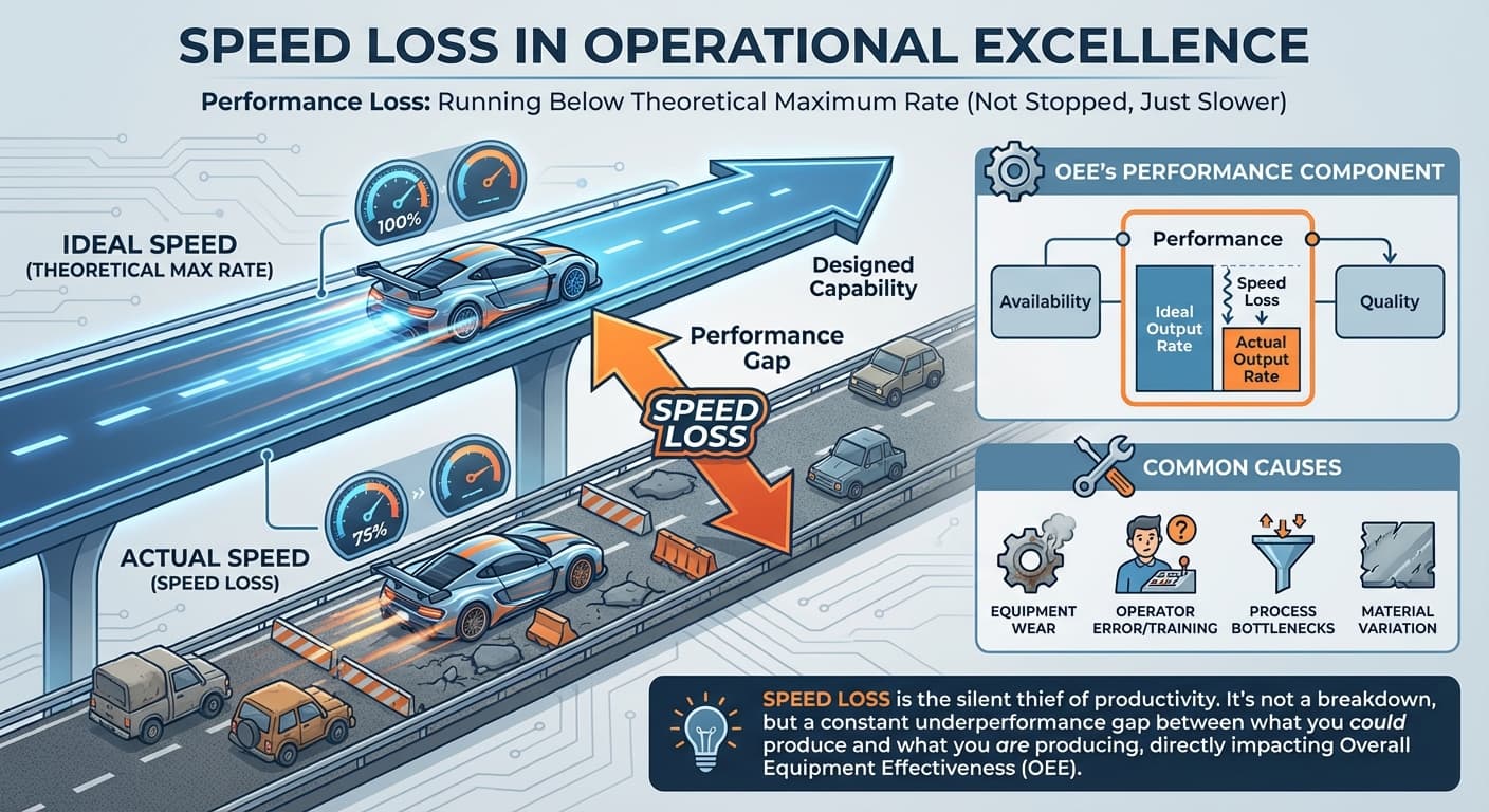 Illustration explaining Speed Loss