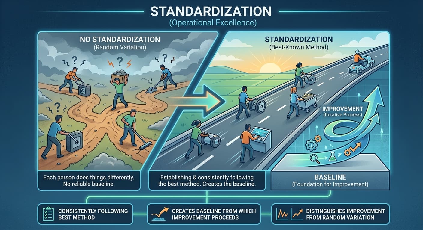 Illustration explaining Standardization