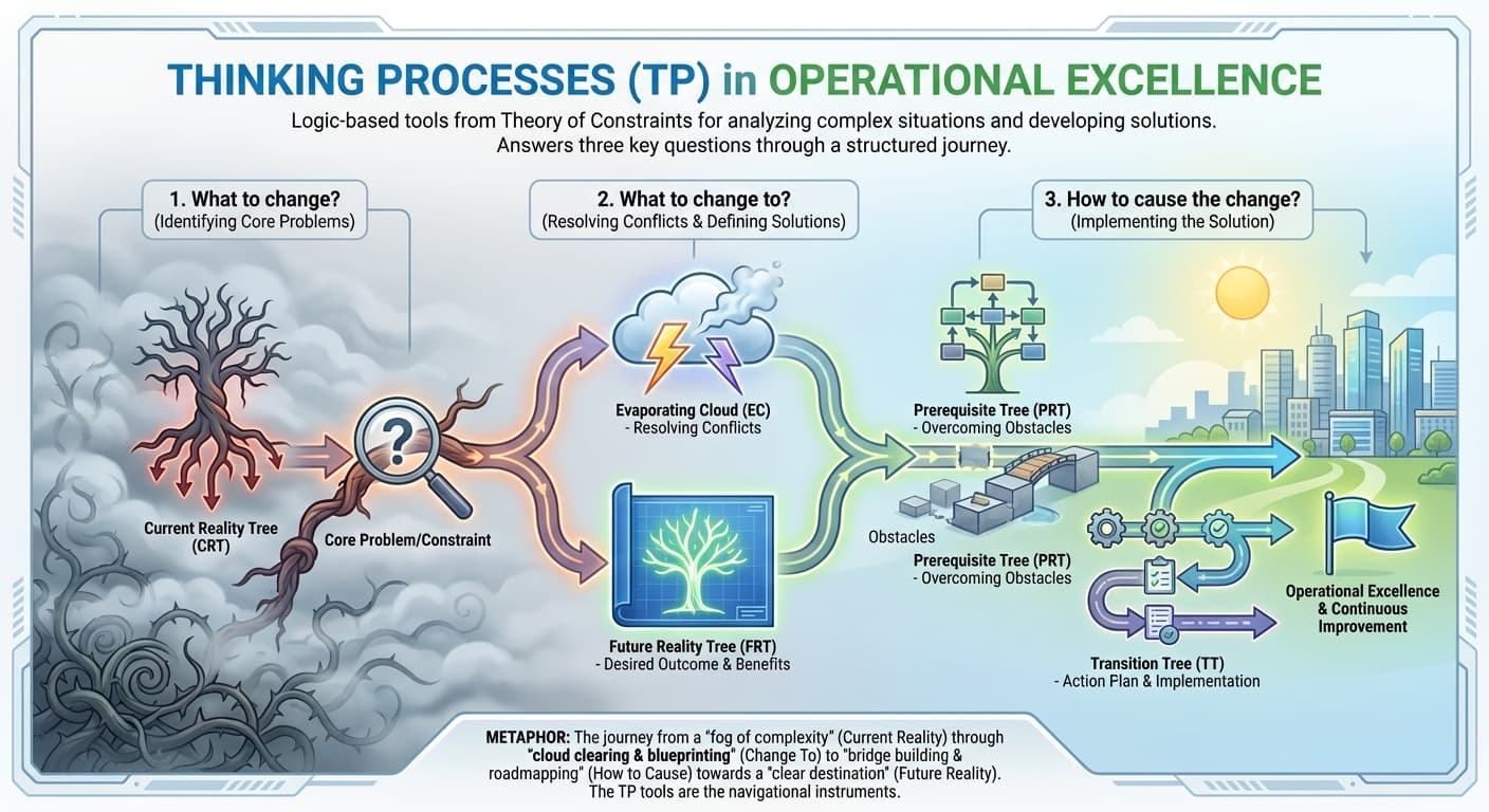 Illustration explaining Thinking Processes