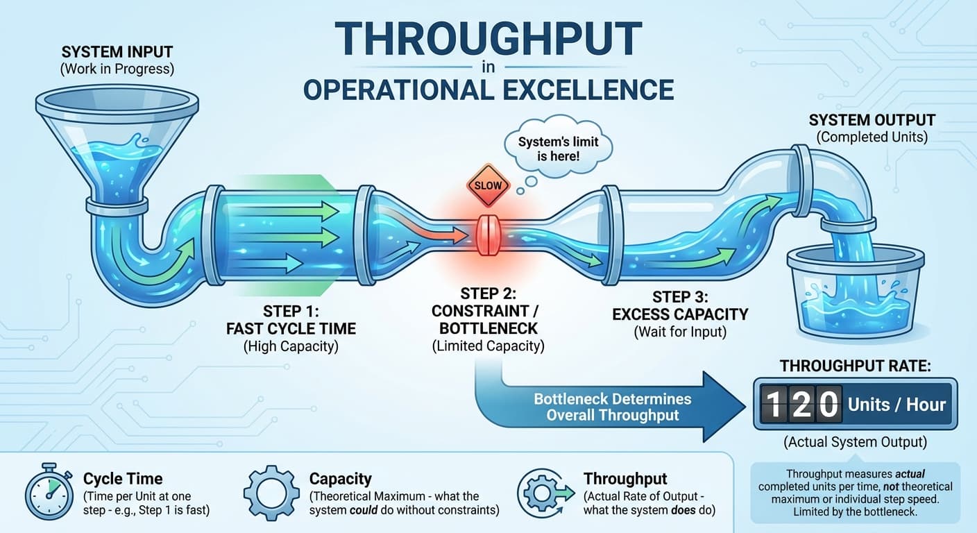 Illustration explaining Throughput