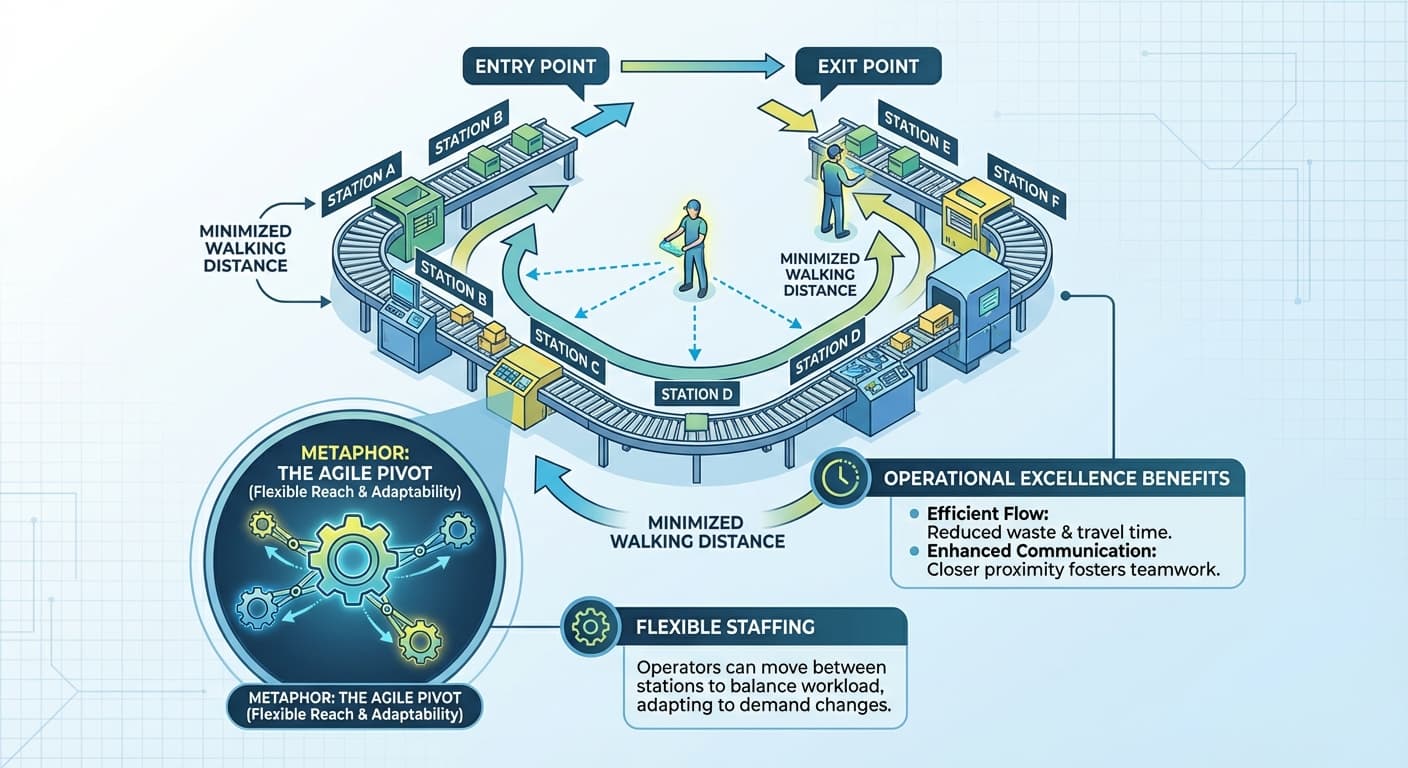 Illustration explaining U-Shaped Cell