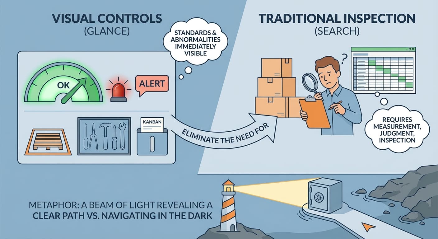Illustration explaining Visual Controls
