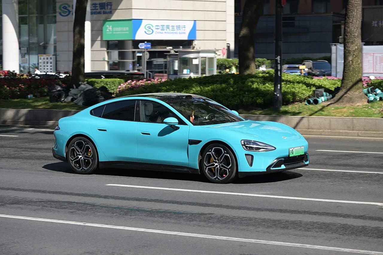 The phone company's car