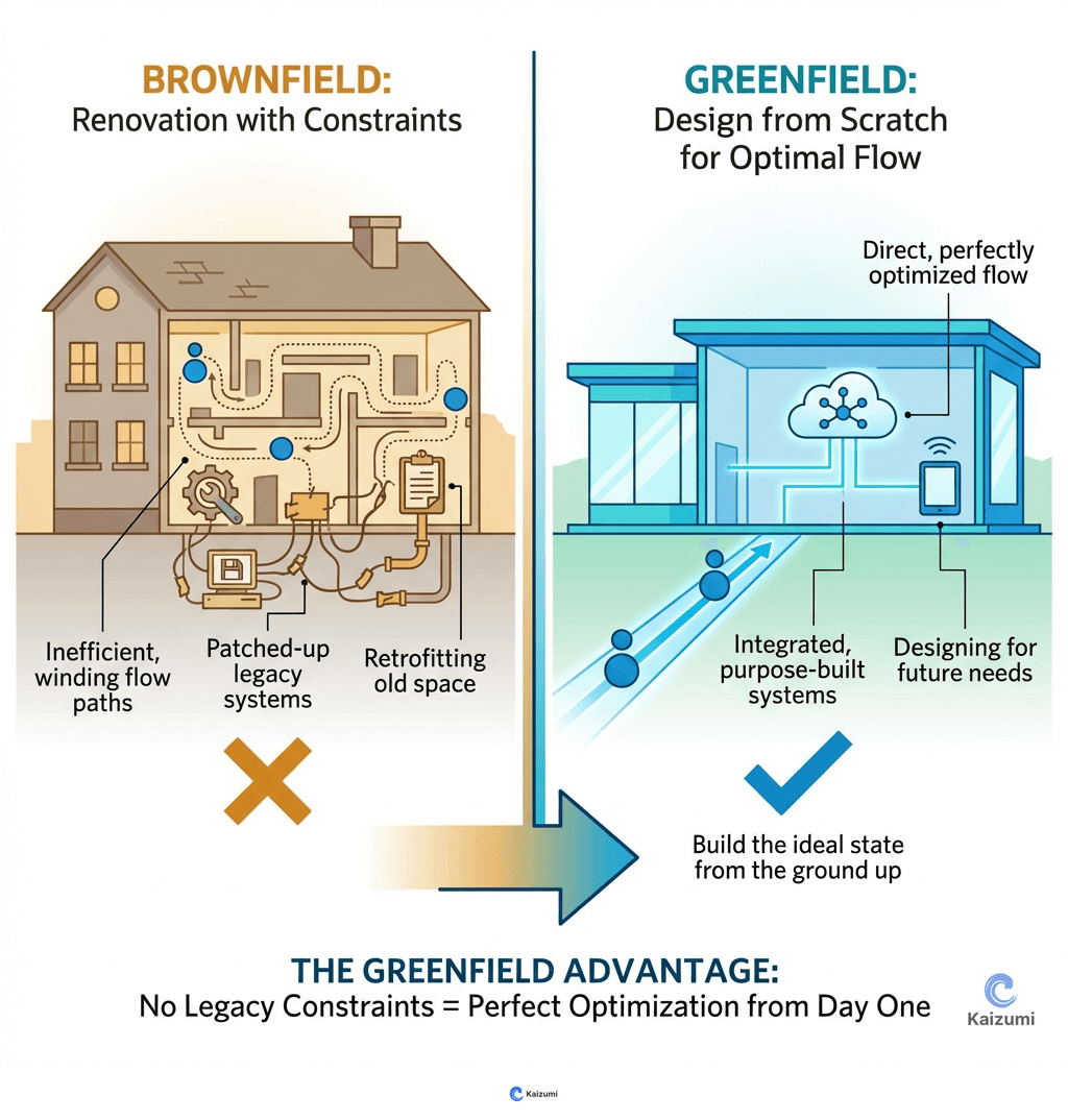 Illustration explaining Greenfield