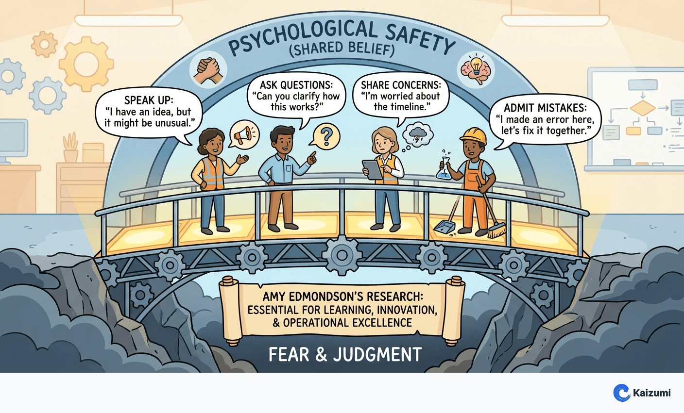 Illustration explaining Psychological Safety