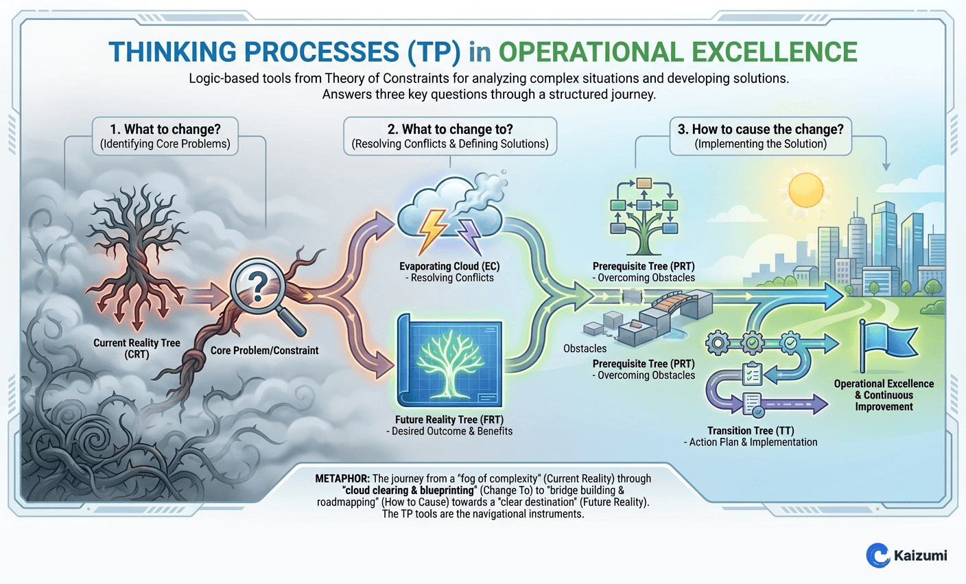 Illustration explaining Thinking Processes
