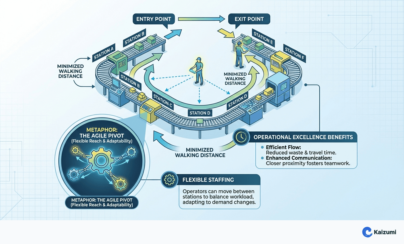 Illustration explaining U-Shaped Cell